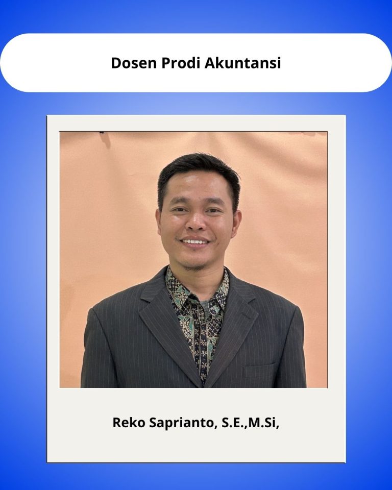 Reko Sapriyanto, SE, M.Si, Ak, CA, ACPA