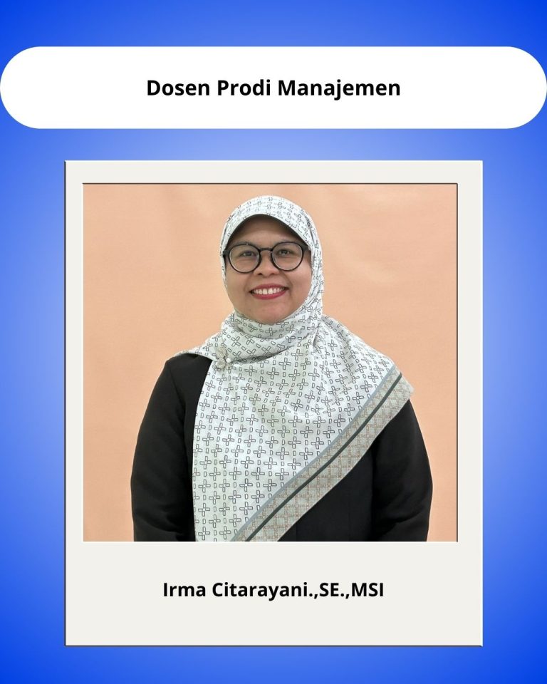 Dr (Cand) Irma Citarayani, SE, M.Si.