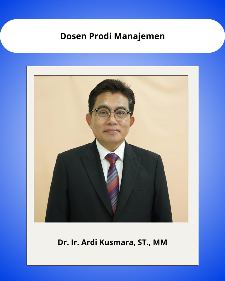Dr. Ir. Ardi Kusmara, MM.