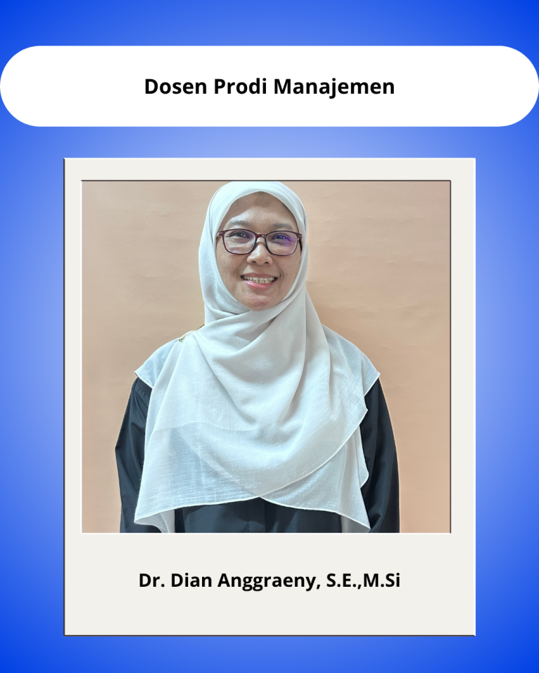 Dr. Dian Anggraeny, SE, M.Si.