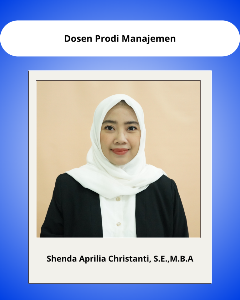Shenda Aprilia Christanti, MBA.