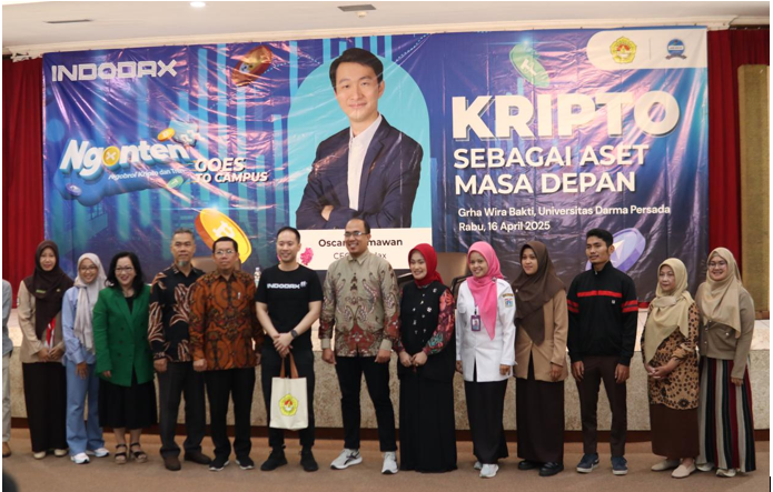 Fakultas Ekonomi Universitas Darma Persada Gelar Seminar “Kripto sebagai Aset Masa Depan” Bersama Indodax